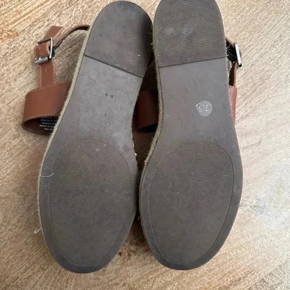 Steve Madden Brown Espadrille Sandals Size 7.5 - Picture 5 of 5